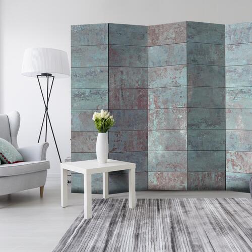 Skærmvæg - Turquoise Concrete II