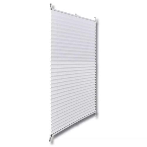 Plisserede blinde 40x150 cm hvid