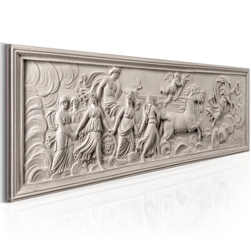 Lærredsbillede Relief: Apollo og muserne