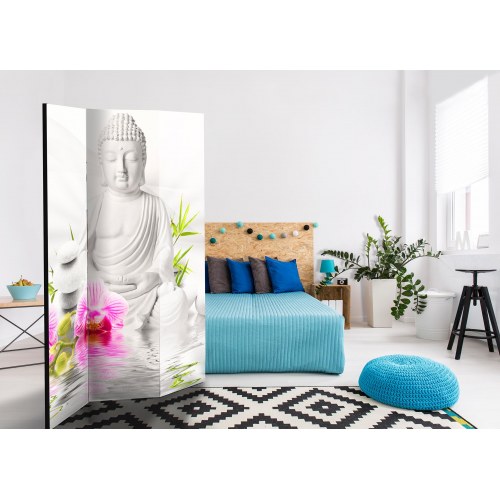 Skærmvæg - Buddha and Orchids