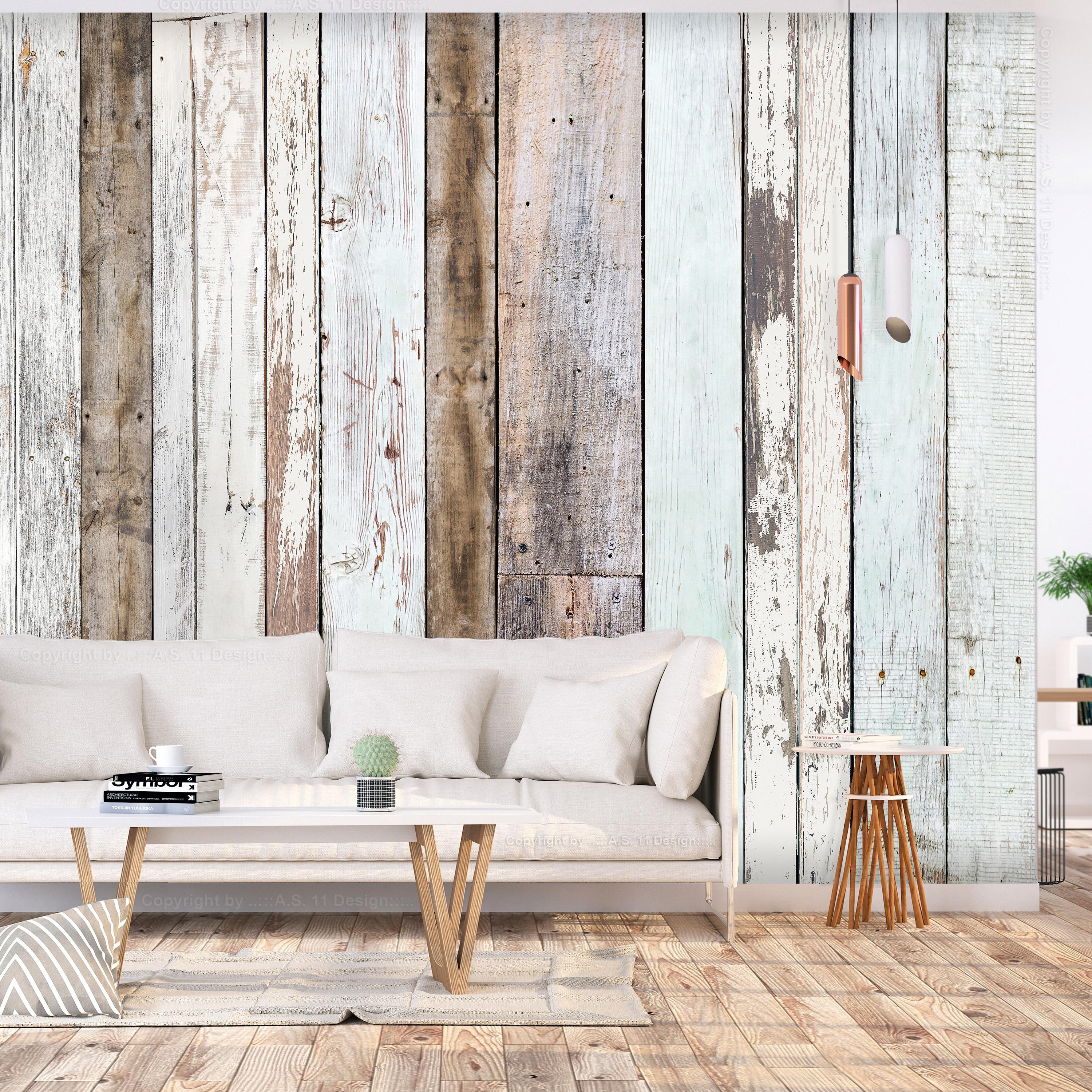 Fototapet - Multi-colored Boards - 392 x 280 cm - Selvklæbende