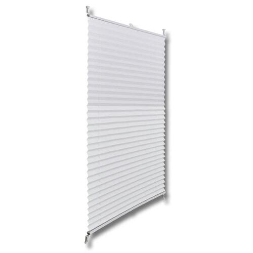 Plisserede blinde 50x150 cm hvid
