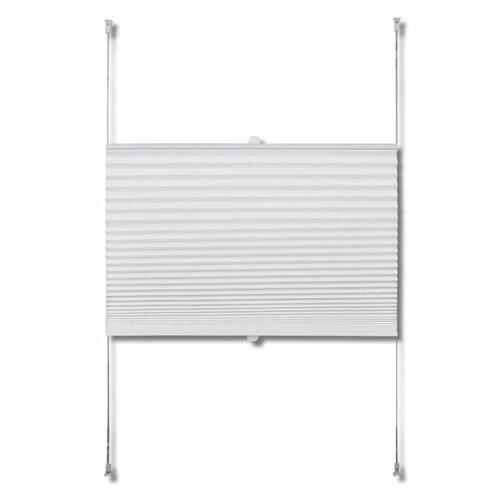 Plisserede blinde 50x150 cm hvid