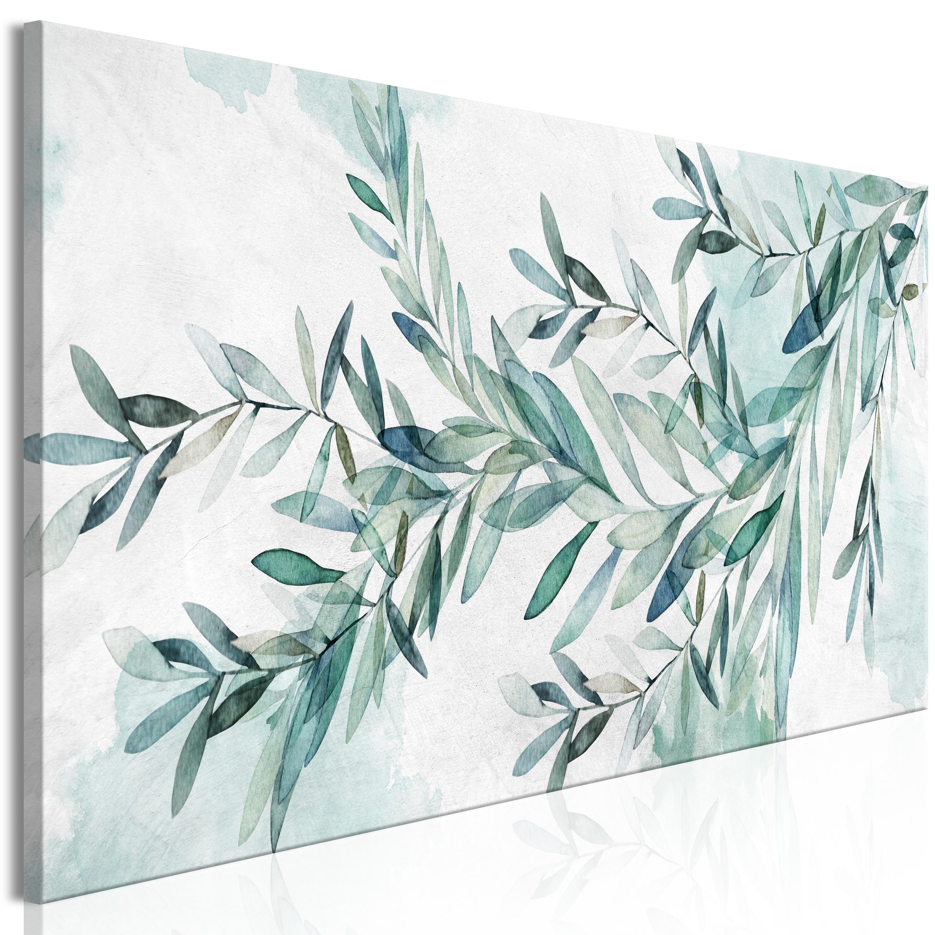 Billede - Mint Calm - 120 x 40 cm - Premium Print