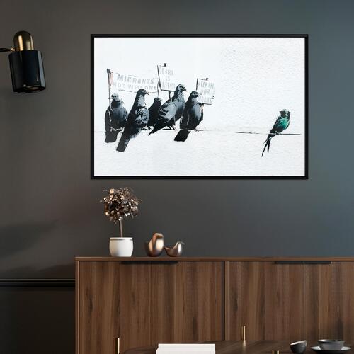 Plakat - Xenophobic Pigeons
