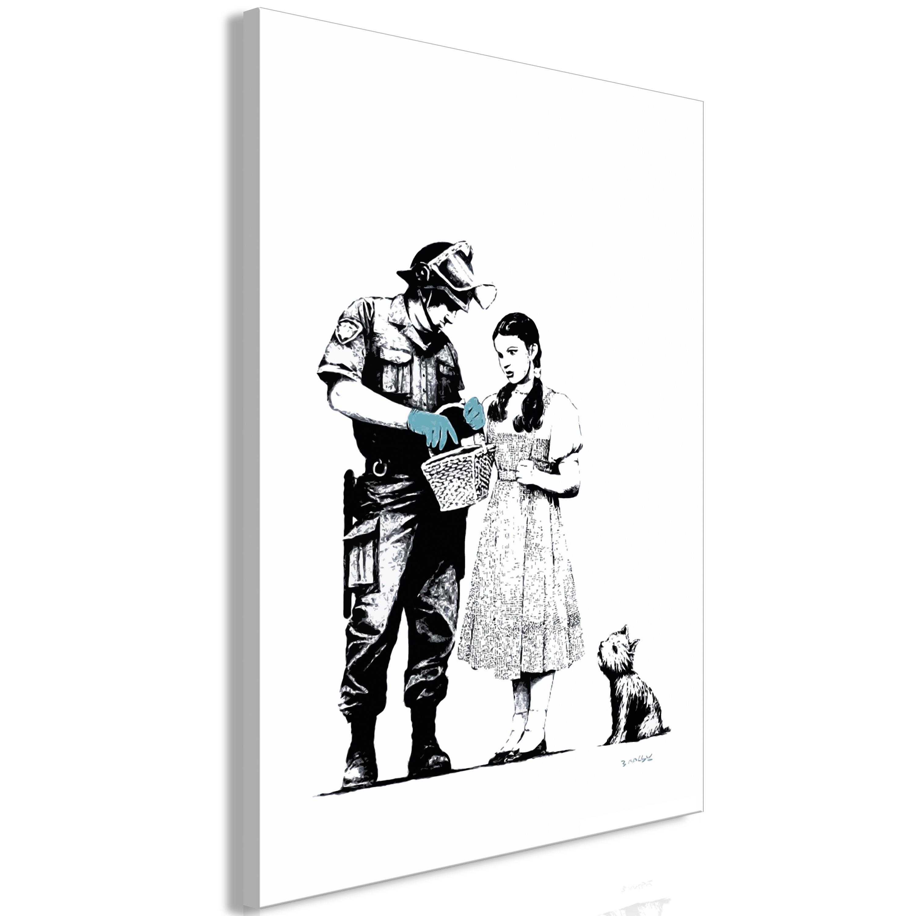 Billede - Dorothy and Policeman (1 Part) Vertical - 20 x 30 cm - Premium Print