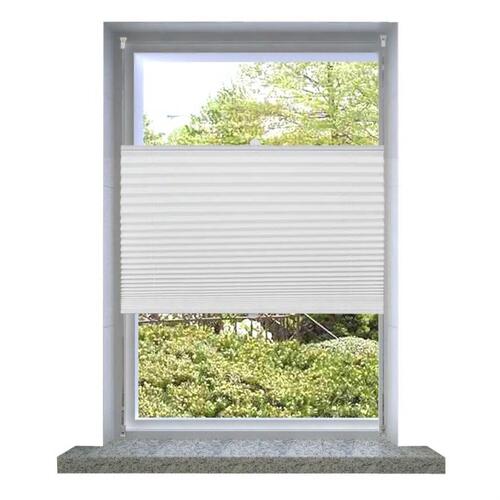 Plisserede blinde 70x125 cm hvid