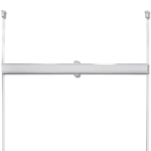Plisserede blinde 70x125 cm hvid