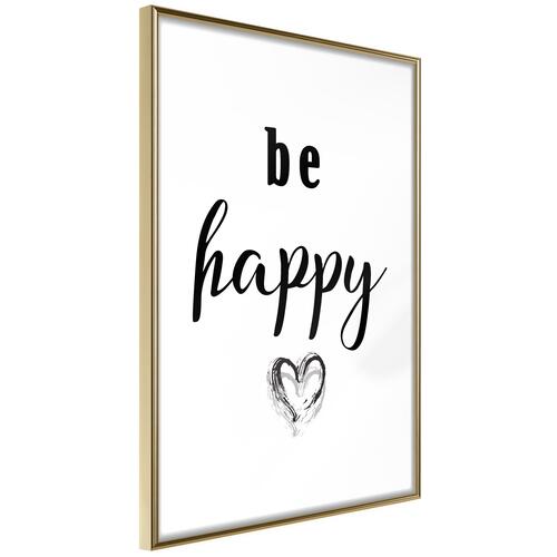 Plakat - Be Happy