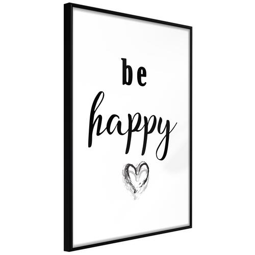 Plakat - Be Happy