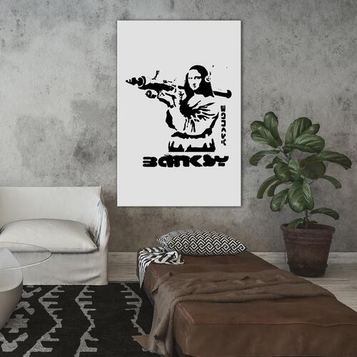 Billede - Mona Lisa with a Bazooka (1 Part) Vertical