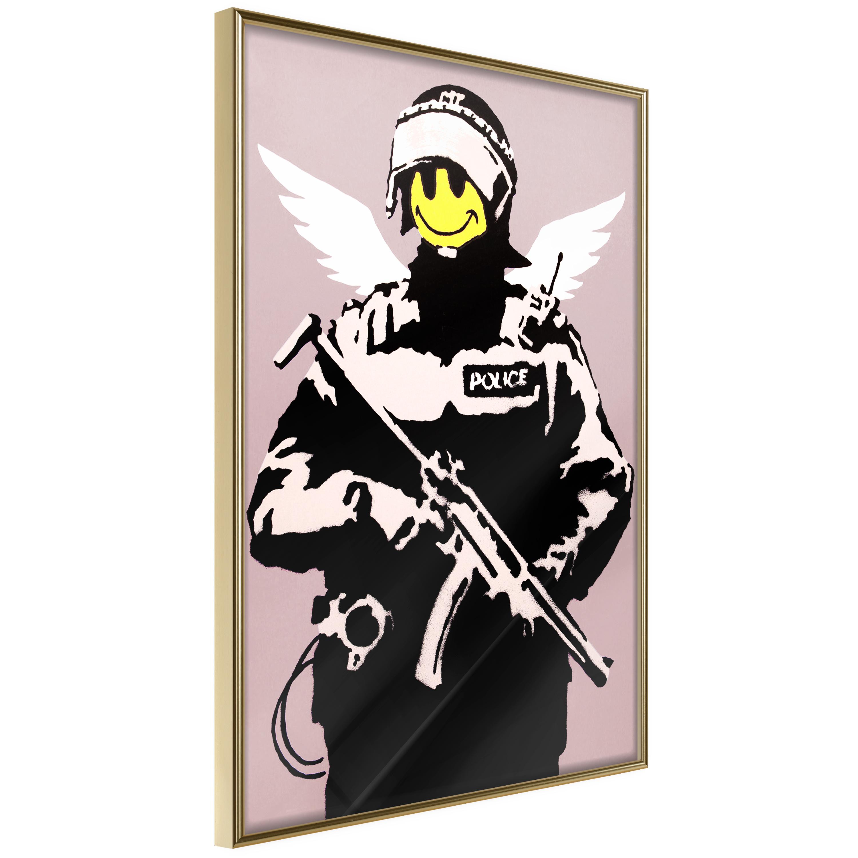 Plakat - Policeman - 30 x 45 cm - Guldramme