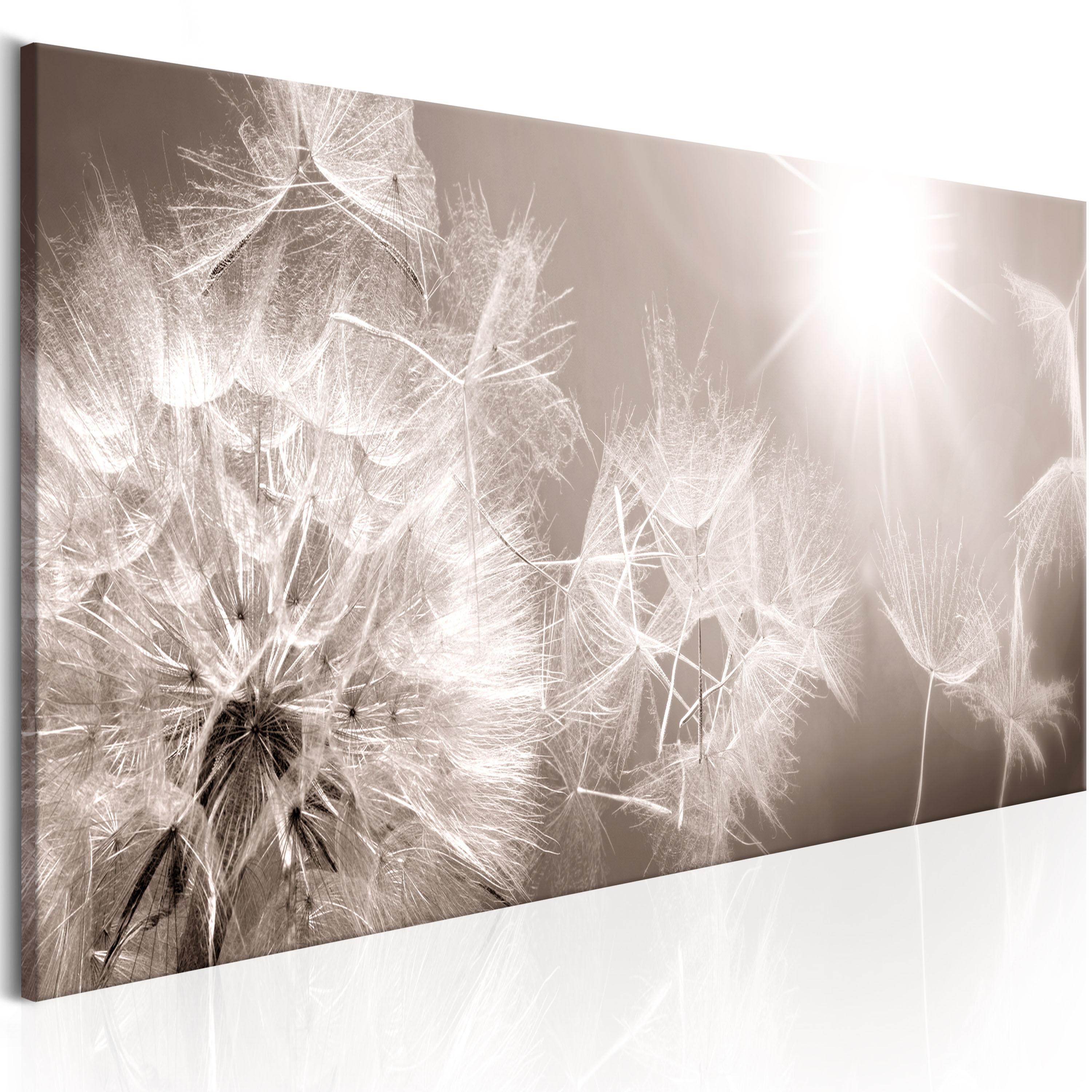 Billede - Summer Dandelions - 135 x 45 cm - På italiensk lærred