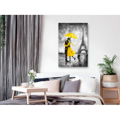 Billede - Paris Fog (1 Part) Vertical Yellow