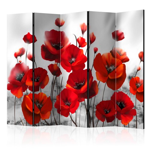 Skærmvæg - Poppies in the Moonlight II