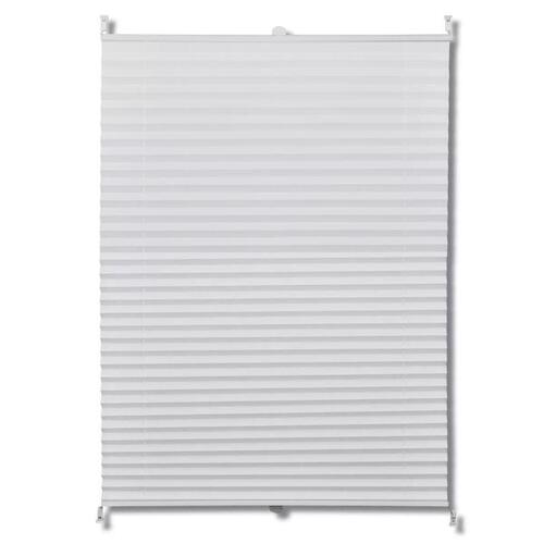 Plisserede blinde 90x150 cm hvid