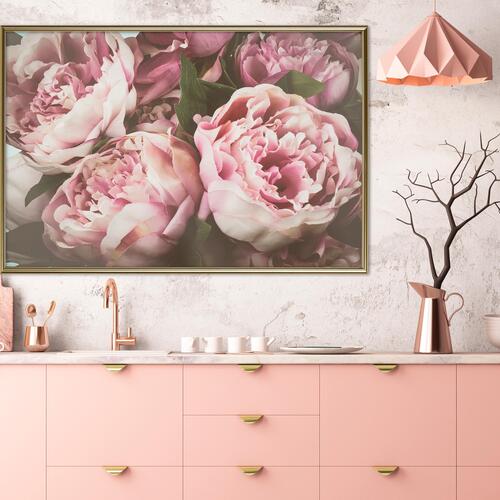 Plakat - Pink Peonies