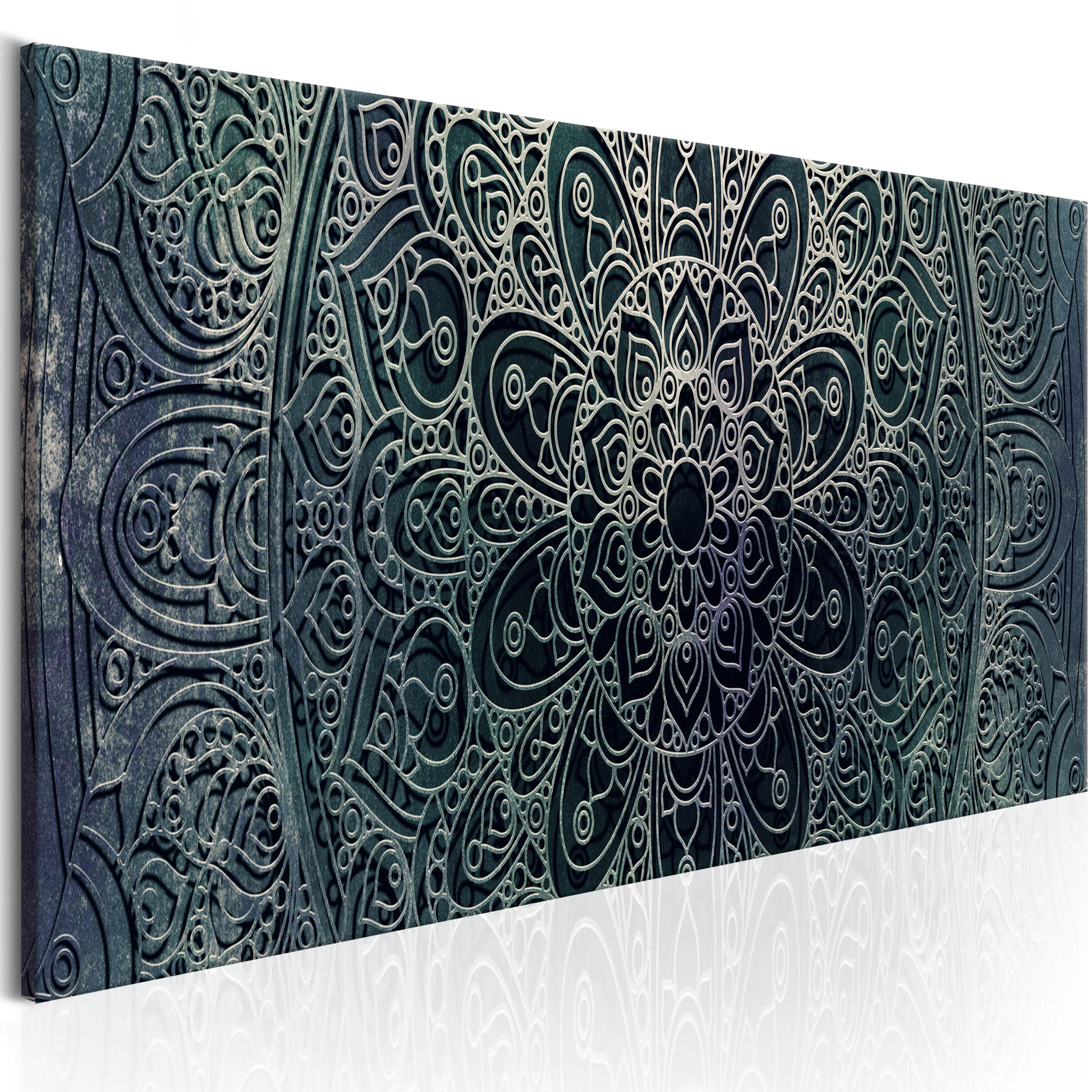 Billede - Mandala: Malachite Calm - 120 x 40 cm - Standard