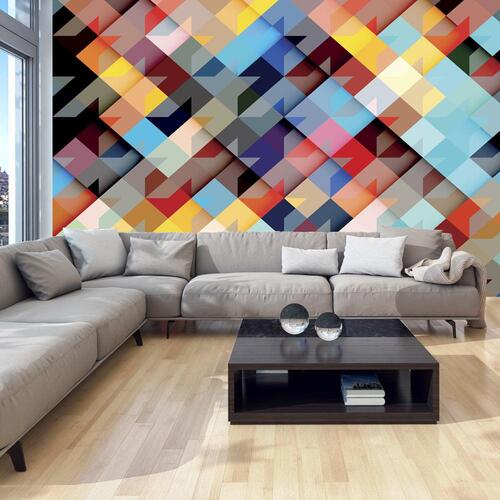 Fototapet - Colour Patchwork