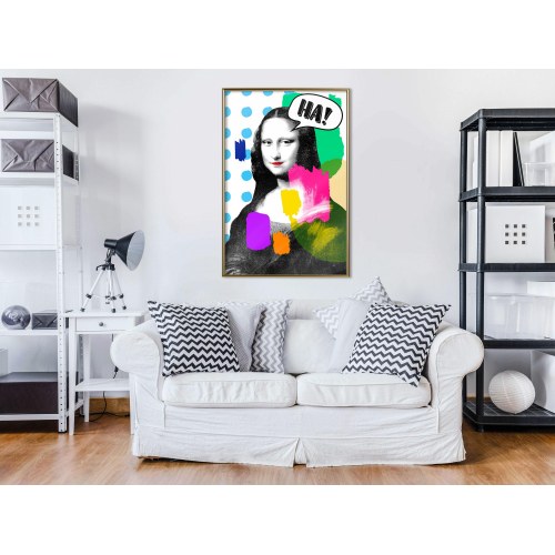 Plakat - Mona Lisa Pop-art