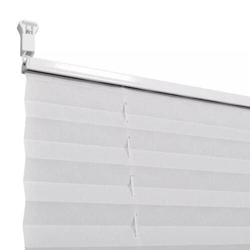 Plisseret blind 110x150 cm hvid
