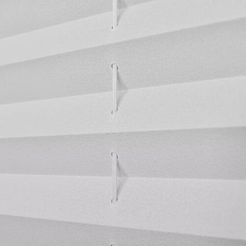 Plisseret blind 110x150 cm hvid