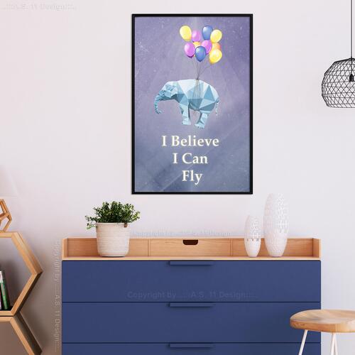 Plakat - Flying Elephant