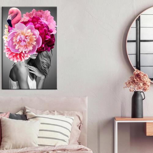 Billede - Flamingo Girl (1 Part) Vertical