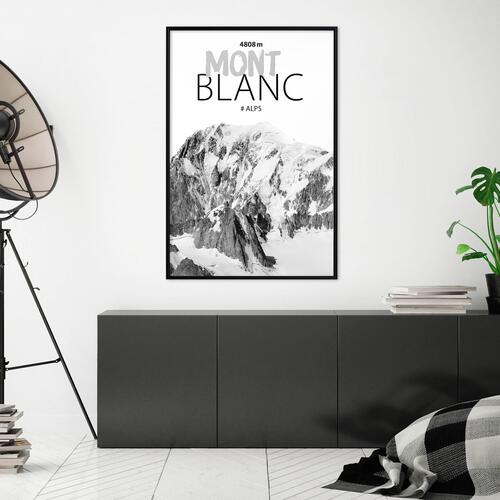 Plakat - Mont Blanc