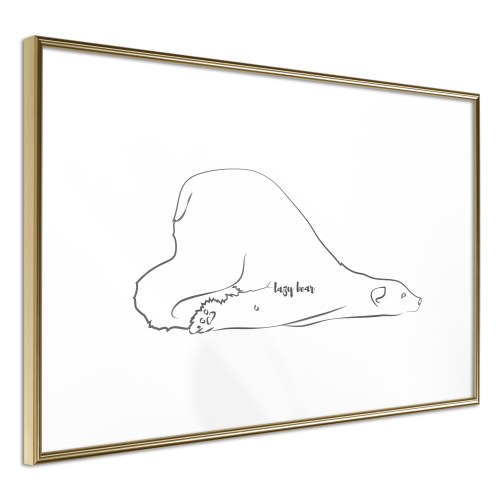 Plakat - Lazy Bear