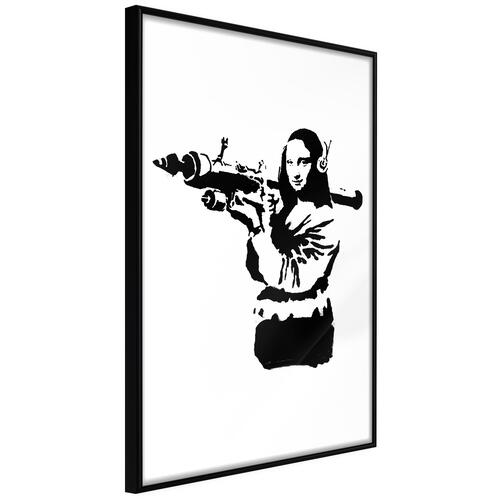 Plakat - Banksy Mona Lisa with Rocket Launcher