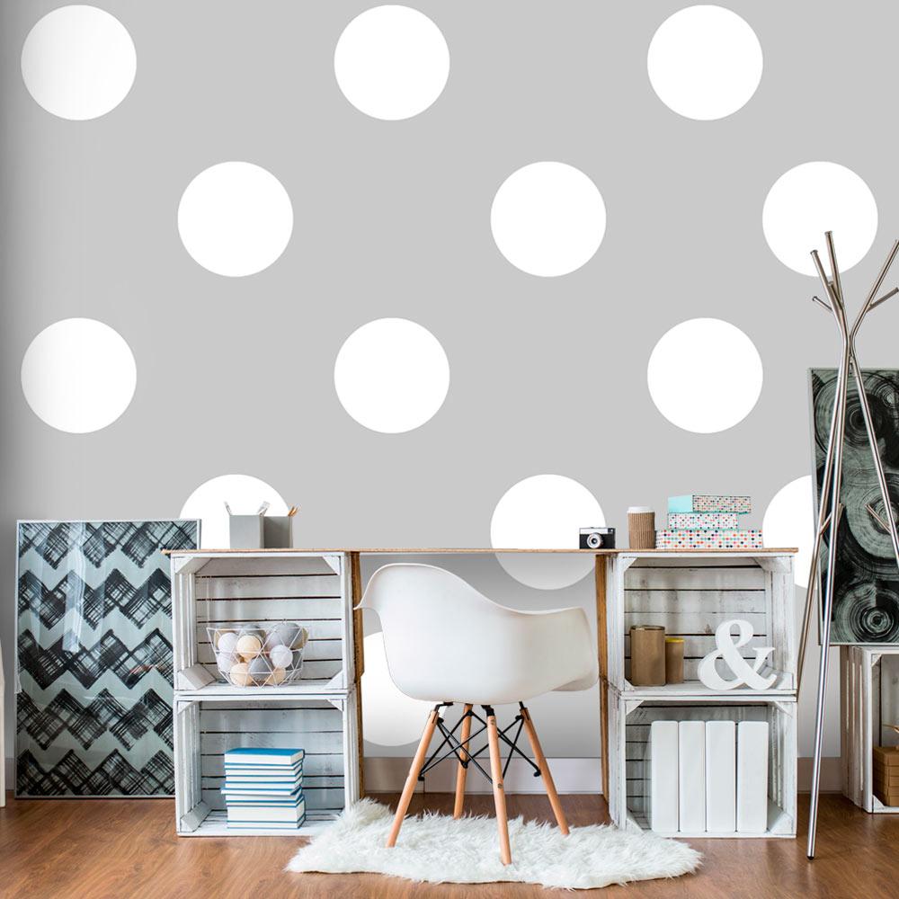 Fototapet - Charming Dots - 250 x 175 cm - Standard