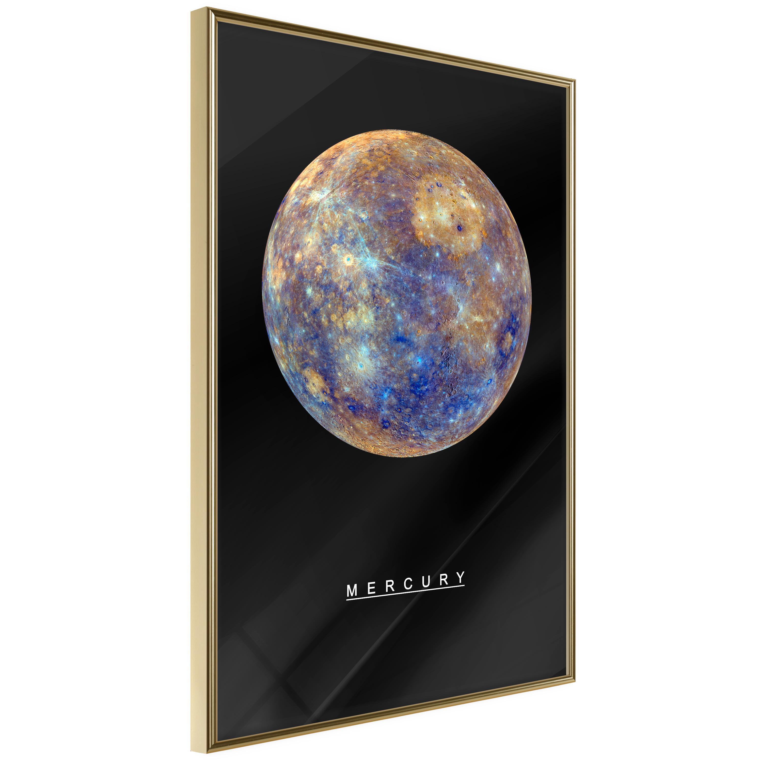 Plakat - Mercury - 40 x 60 cm - Guldramme