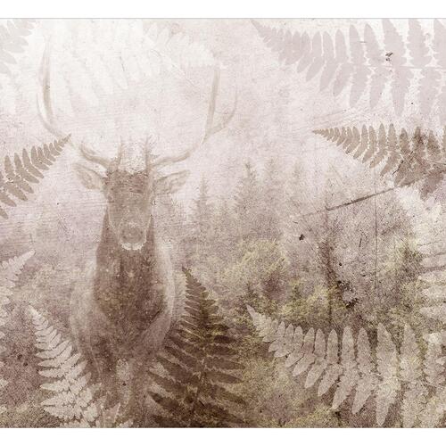 Fototapet - Deer in Ferns - Second Variant