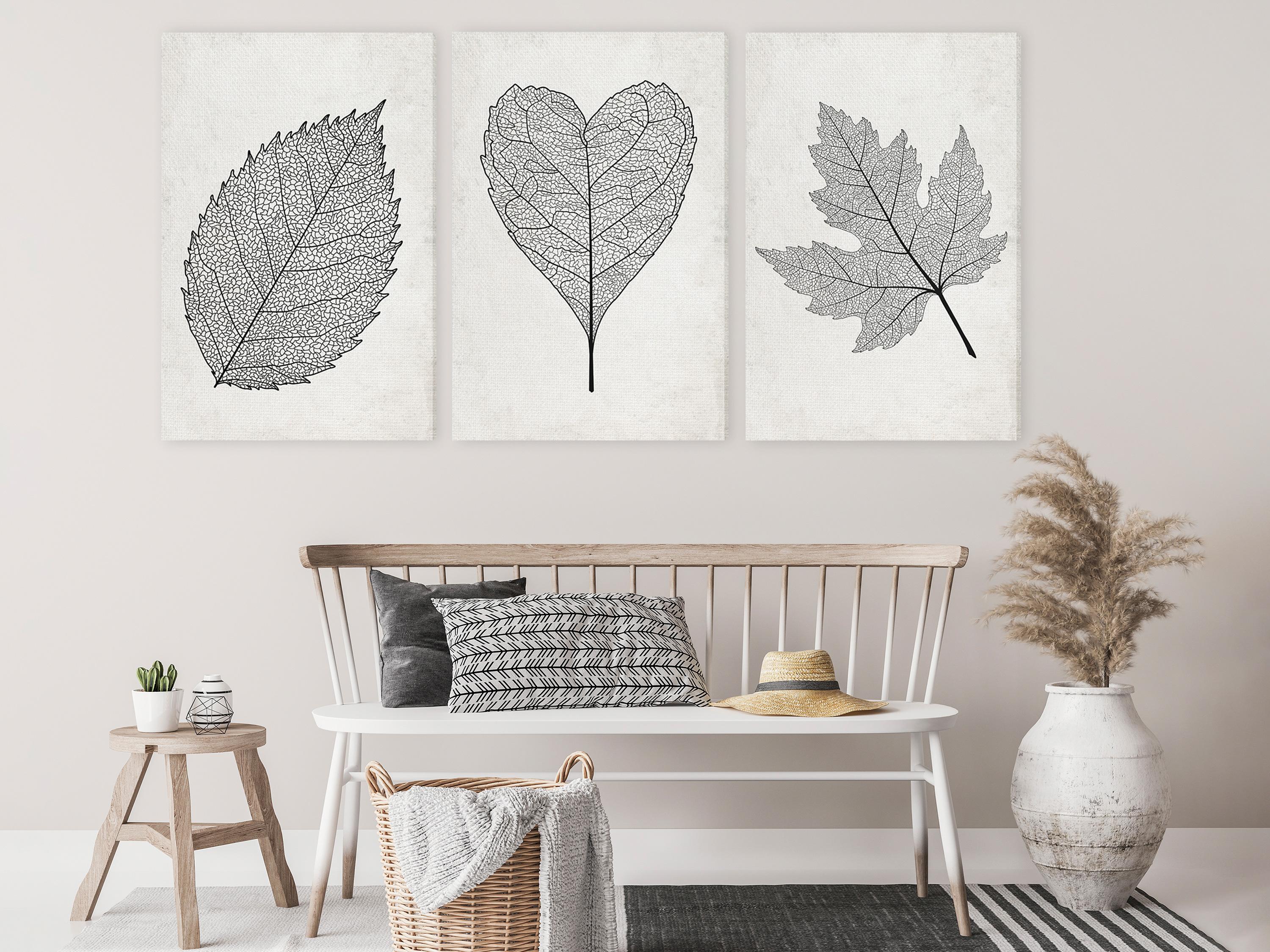 Billede - Minimalist Leaves (3 dele)