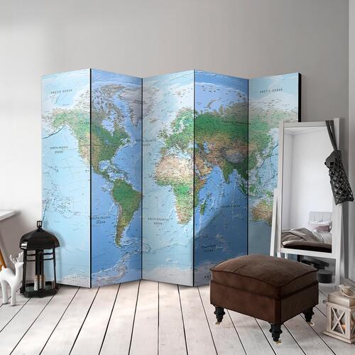 Skærmvæg - World Map