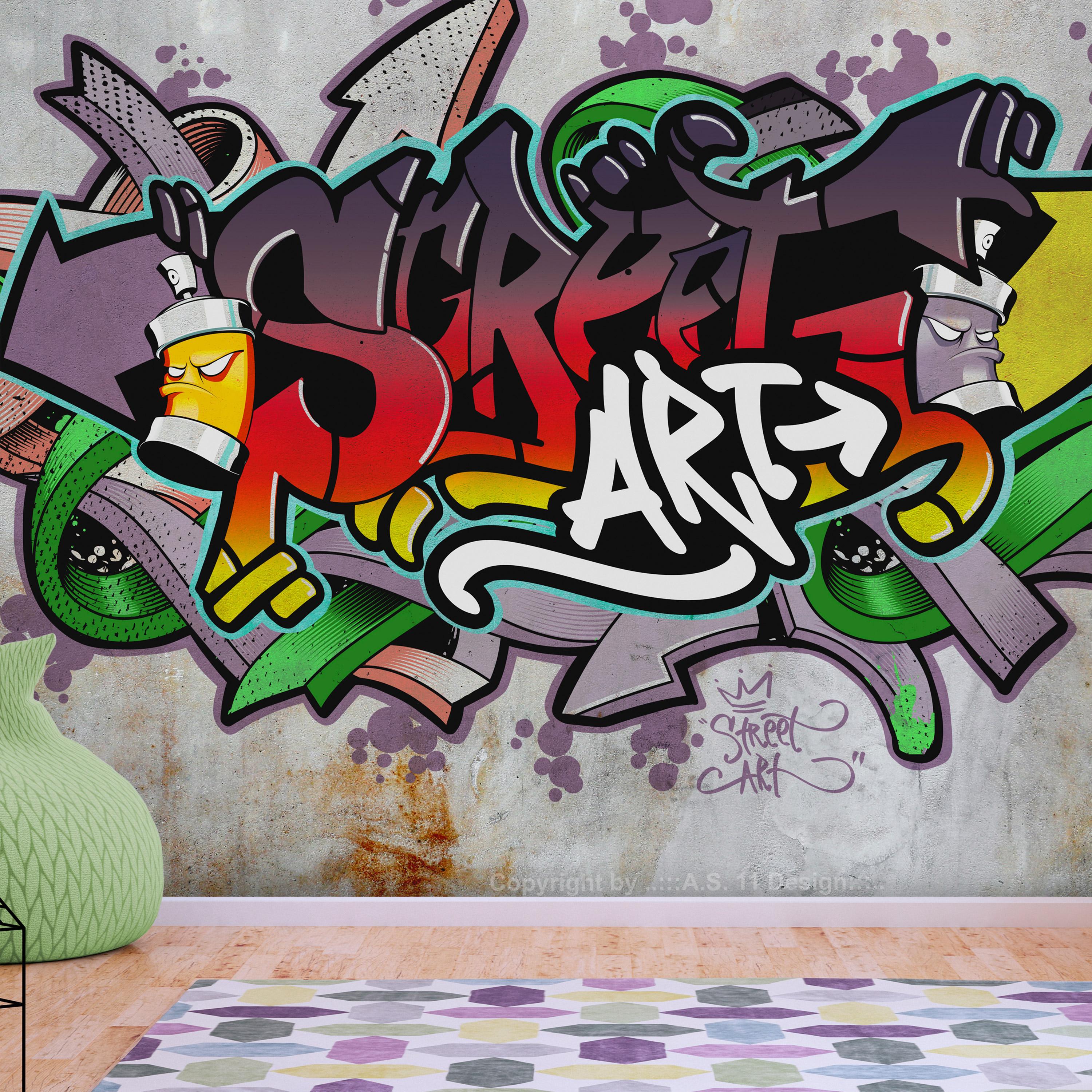 Fototapet - Street Classic (Reggae Colours) - 200 x 140 cm - Premium