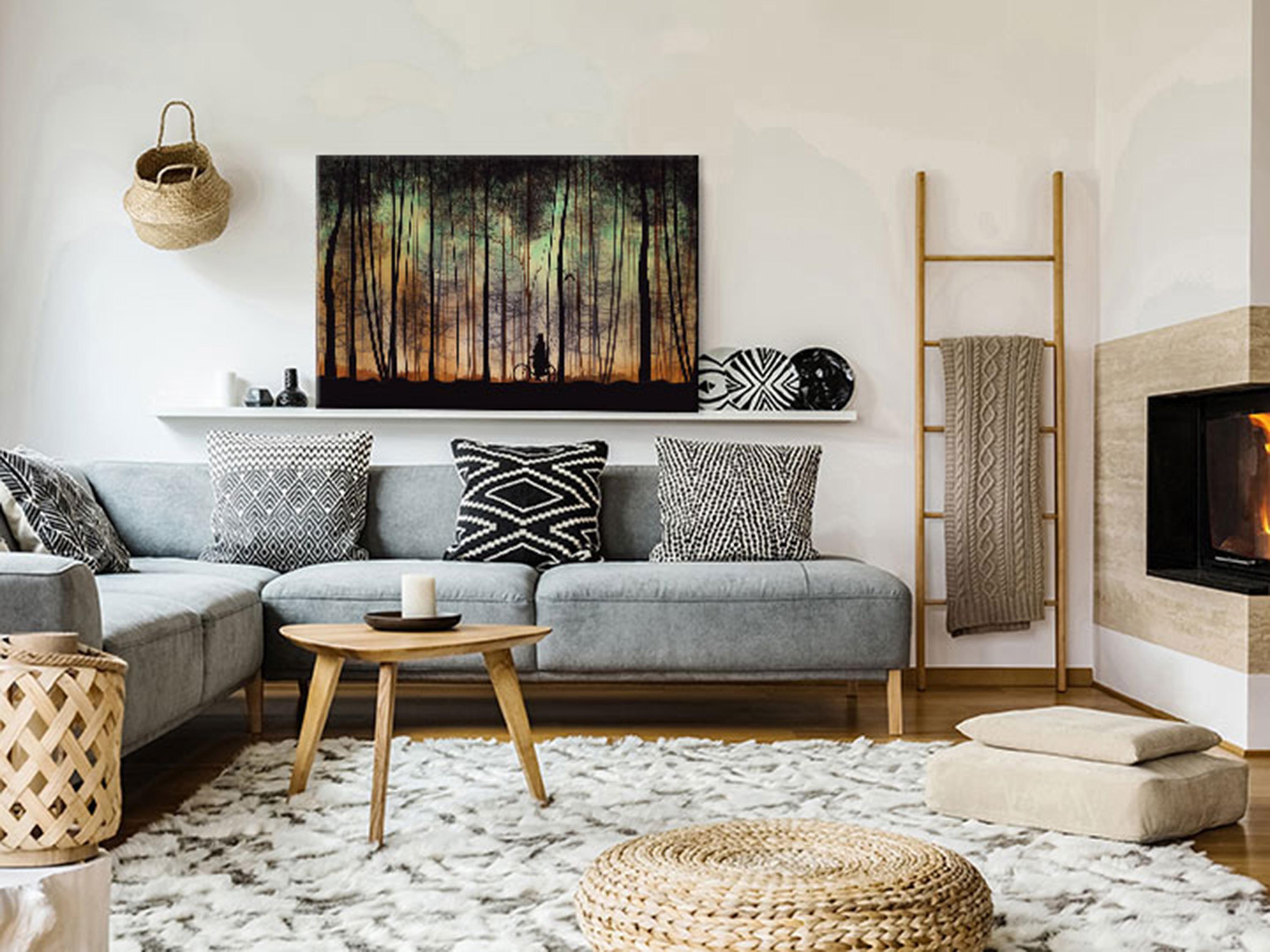 Billede - Walk Before Dark (1 Part) Wide - 120 x 80 cm - På italiensk lærred