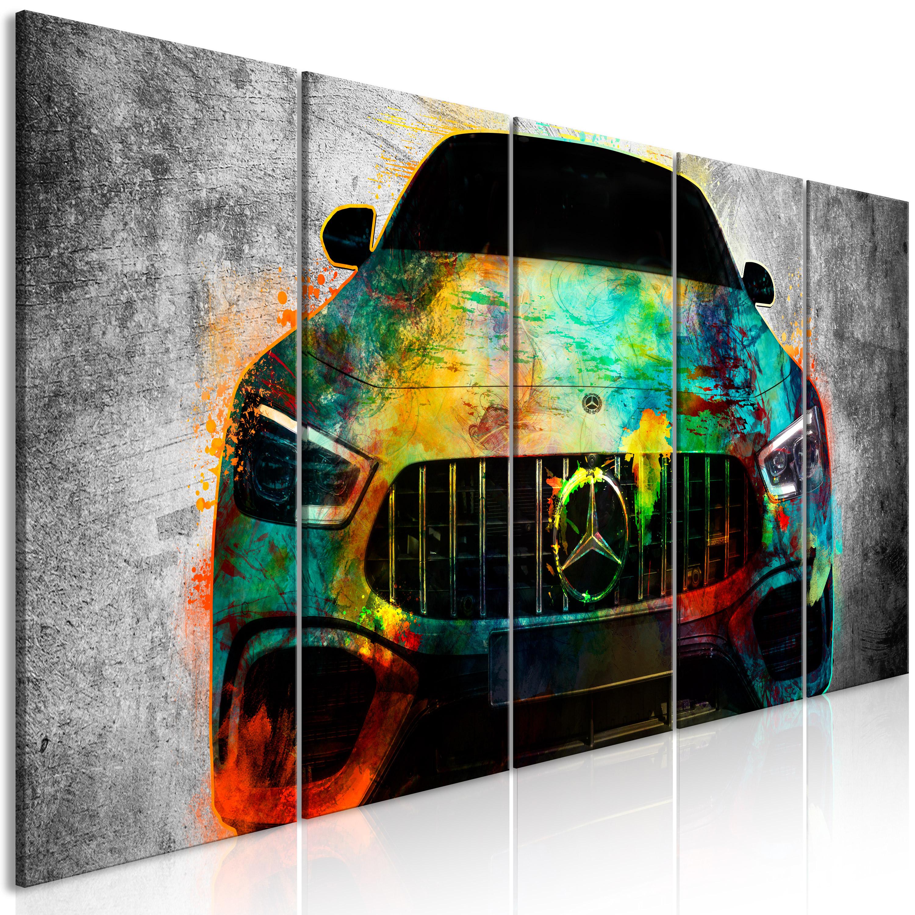 Billede - On Start (5 dele) Narrow - 225 x 90 cm - Premium Print