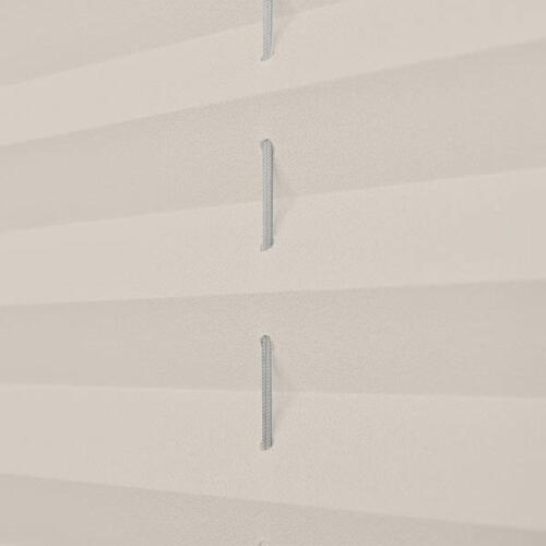 Plisseret blind 60x125 cm creme