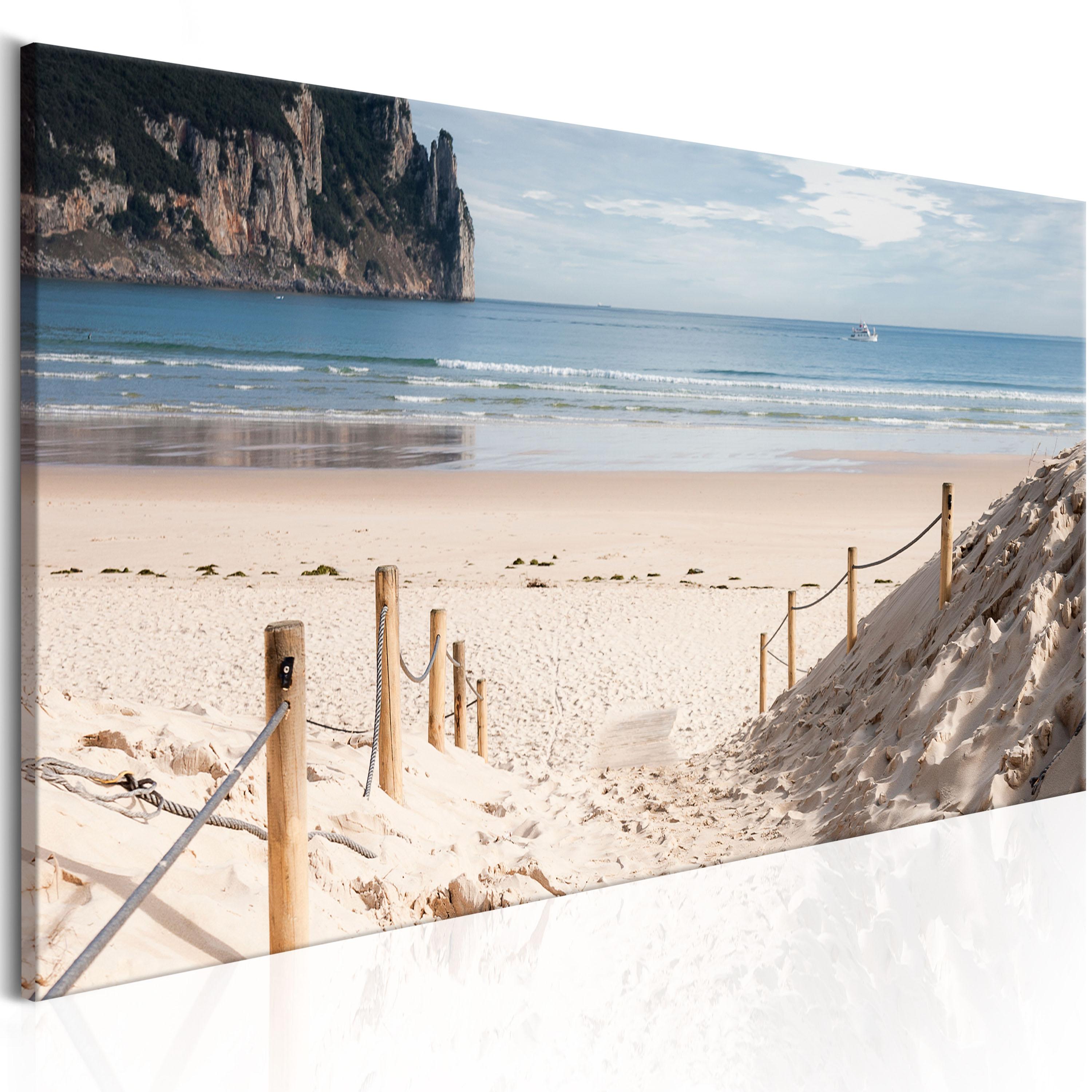 Billede - Beach path - 150 x 50 cm - Standard