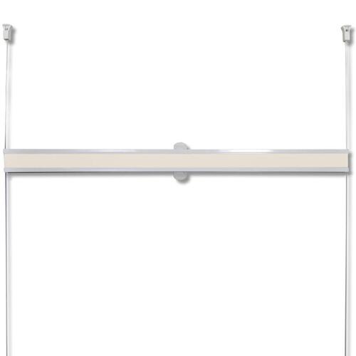 Plisseret rullegardin 50 x 150 cm cremefarvet