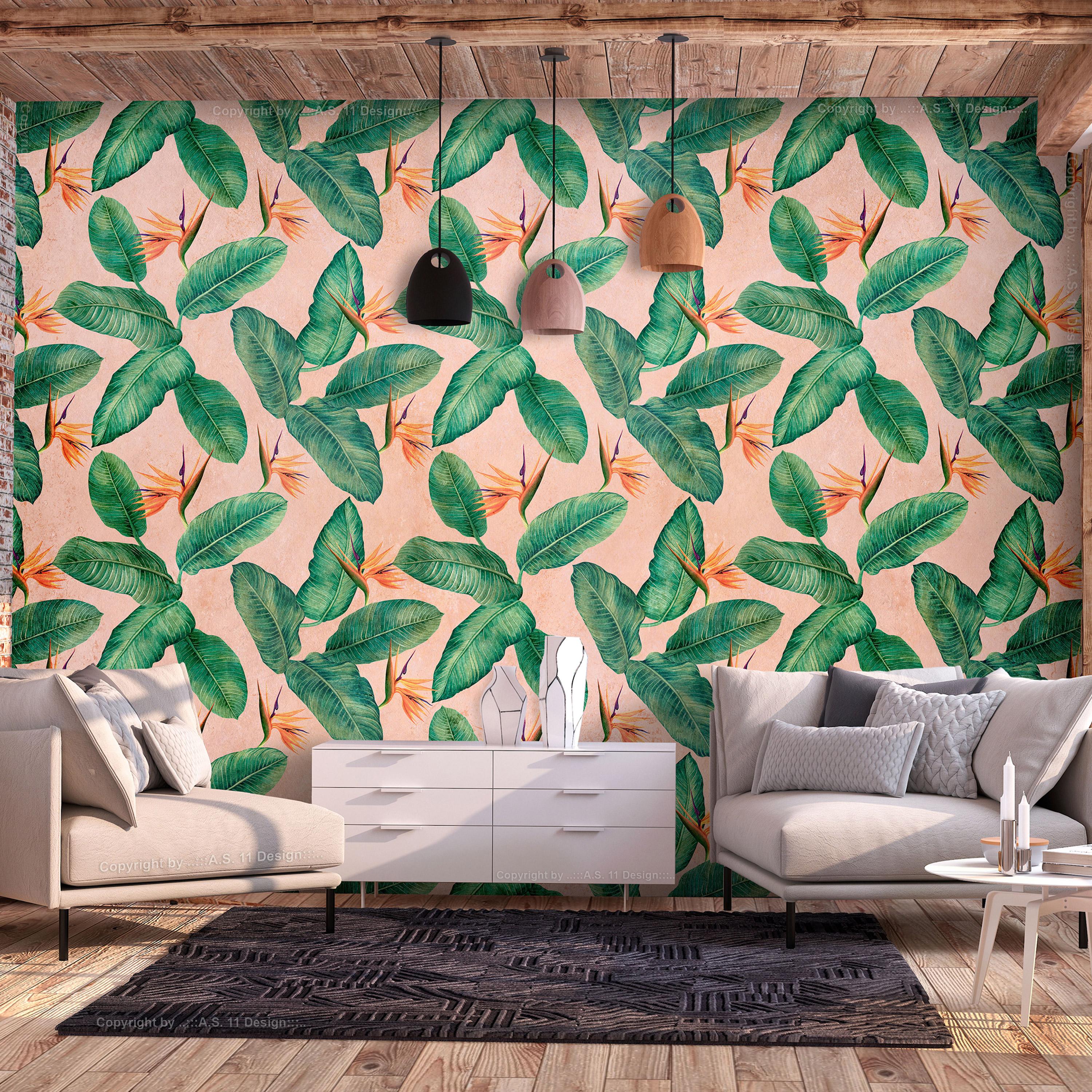 Fototapet - Peace of Wild Bushes - First Variant - 400 x 280 cm - Standard