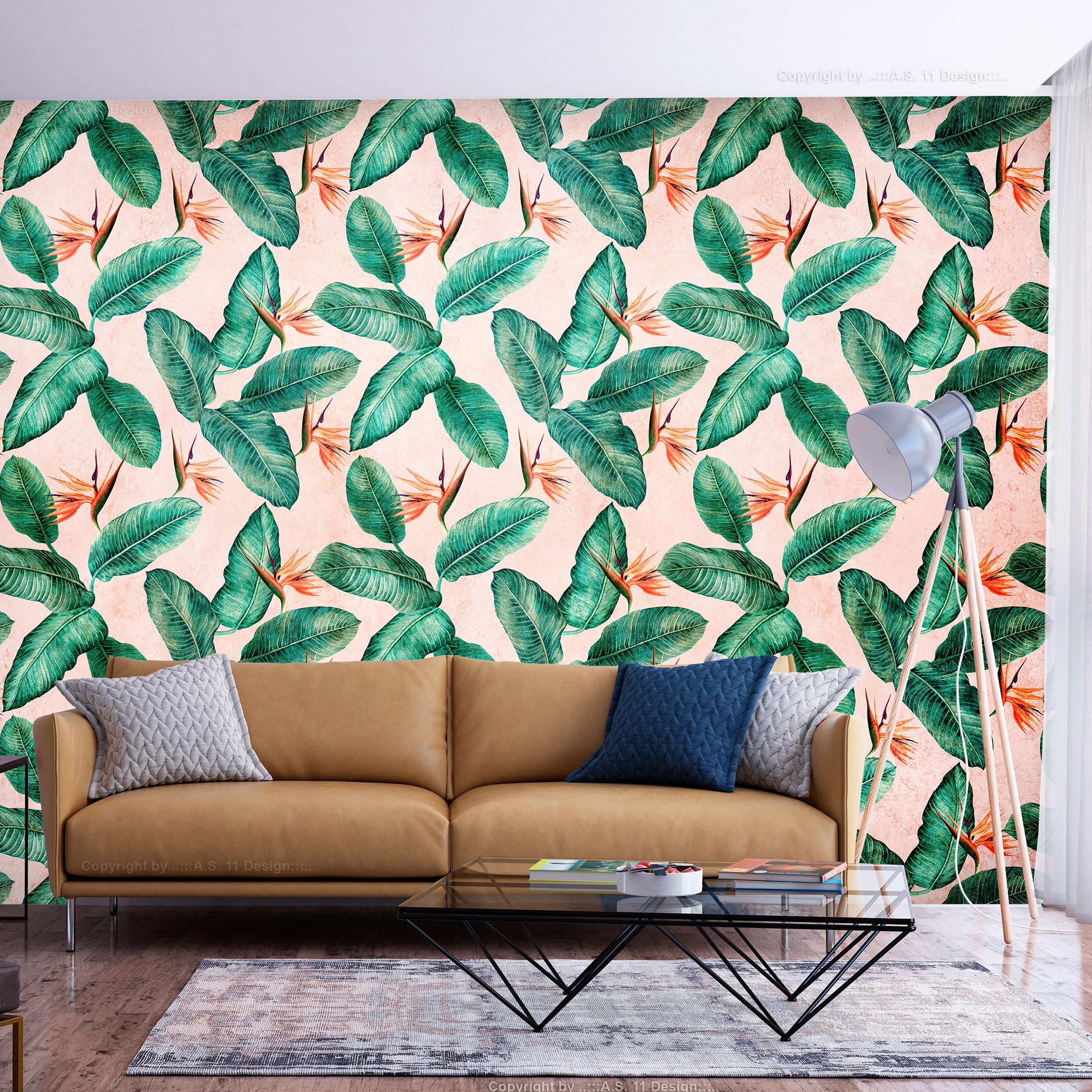 Fototapet - Peace of Wild Bushes - Third Variant - 196 x 140 cm - Selvklæbende