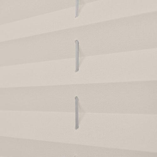 Plisseret blind 70x100 cm creme