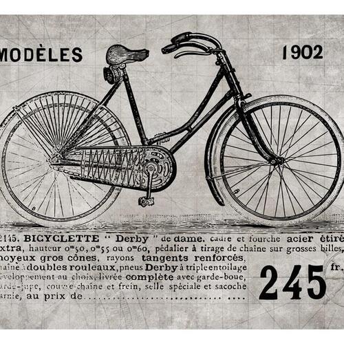 Fototapet - Bicycle (Vintage)