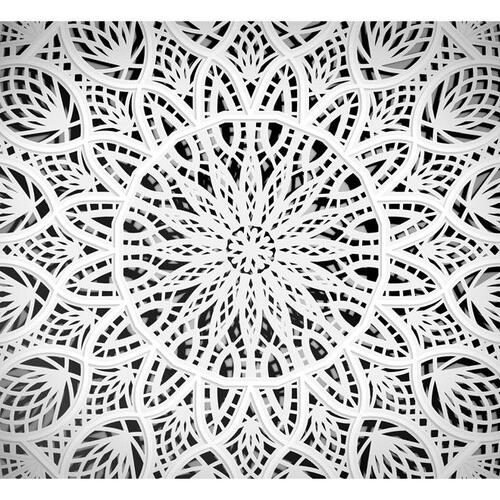 Fototapet - White Mandala