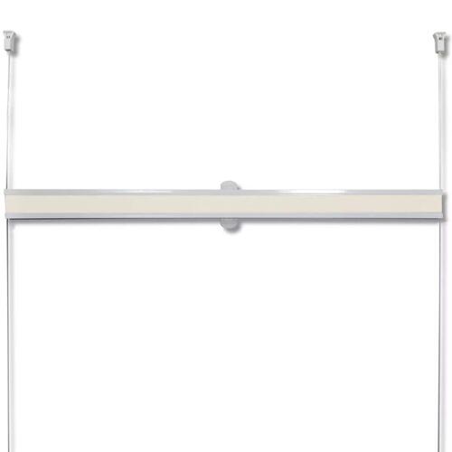Plisseret blind 80x125 cm creme