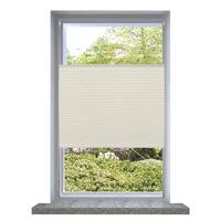 Plisseret blind 80x150 cm creme