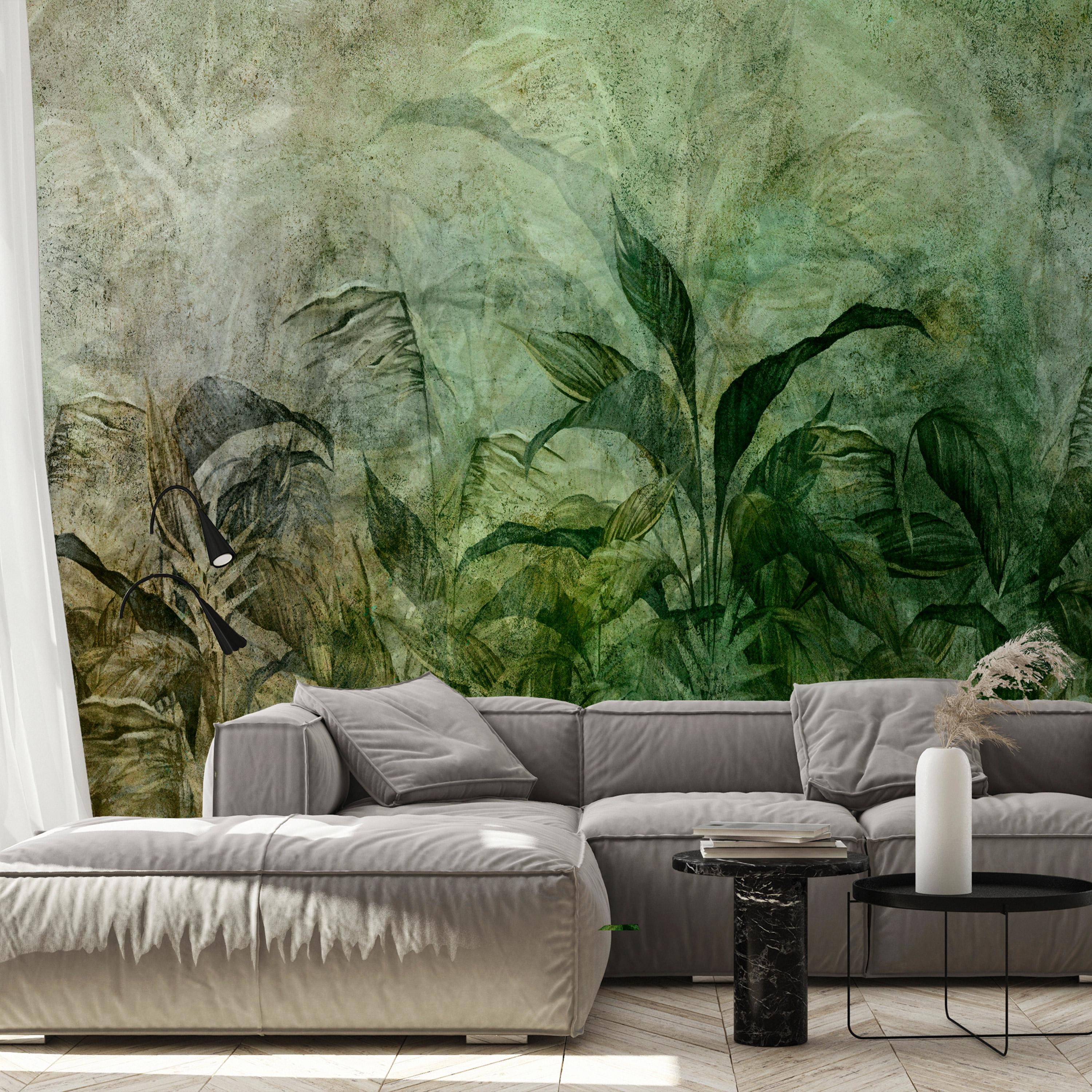 Fototapet - Green Fog - 150 x 105 cm - Standard